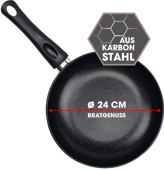 Produktbild Bratmaxx Bratpfanne (24 cm, Bratpfanne, Carbonstahl)