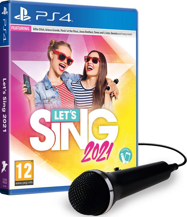 Actual product image Plaion Let's Sing 2021 + 1 Mic (PS4, IT)