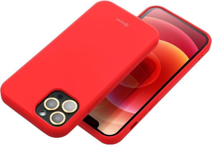 Actual product image Roar Back panel cover case COLORFUL JELLY for SAMSUNG A55 5G hot pink (Samsung Galaxy A55)