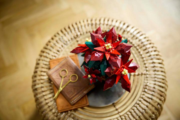 Actual product image LEGO Poinsettia (10370, LEGO Icons)