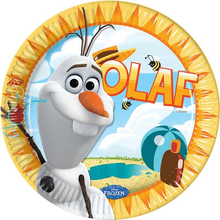 Produktbild Disney Frozen Strand PartyTeller 8erPack Papier (8 x)