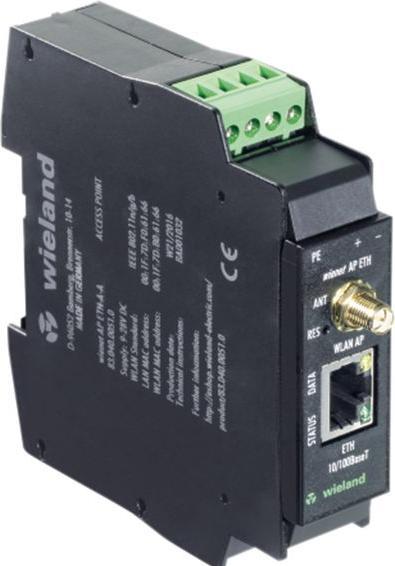 Image du produit Wieland Electric WIENET AP ETH-A-A Access Point - Point d'accès - WLAN (300 Mbit/s)