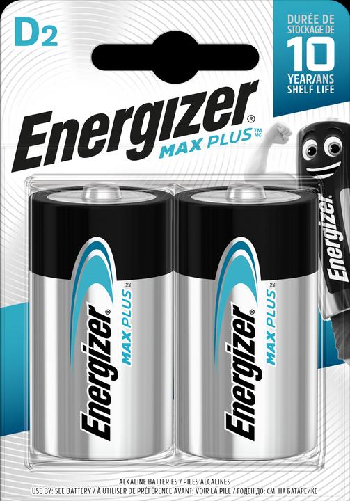 Image du produit Energizer Max Plus Alkaline (2 pcs, D, 16500 mAh)