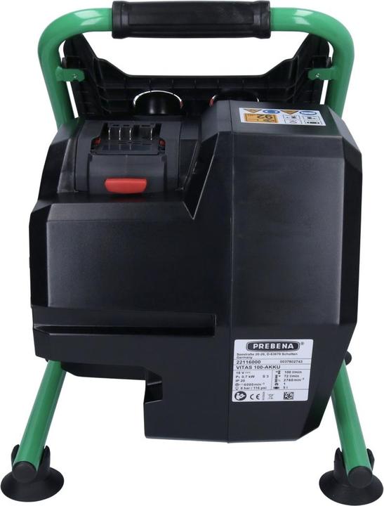 Produktbild Prebena VITAS 100-AKKU Kompressor 18 V 5 l 8 bar CAS Brushless + 1x Akku 10,0 Ah - ohne LadegerÃ¤t (8 Bar, 5 l)