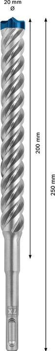 Actual product image Bosch Professional Zubehör Expert SDS plus-7X hammer drill, 20 x 200 x 250 mm (up to 20 millimetres)