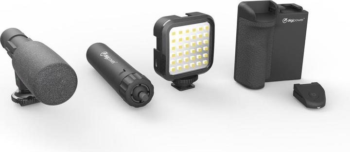 Actual product image DigiPower Vlogging Kit Follow Me (4 parts) (Plastic)