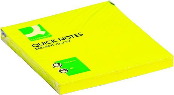 Produktbild Q-Connect Haftnotizblock neon 76 x 76 m (76 x 76 mm)