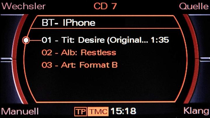 Produktbild Need4Stream Bluetooth Interface mit Titelanzeige