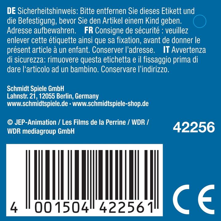 Nährwerte und Zutaten Schmidt Spiele Bobo Siebenschläfer, schlafend 25 cm (25 cm)