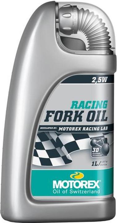 Actual product image Motorex Racing Fork 2.5W Low Friction suspension fork oil 1000 ml (1000 ml, Universal Lubricant)