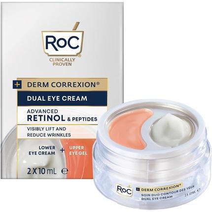 Actual product image Roc Derm Correxion Dual Eye Cream 2-in-1 Eye Duo for Visible Eye Lift Dark Circle & Puffiness Reduct (20 ml)