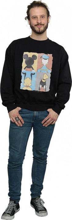 Actual product image Disney Mens Mickey Mouse Four Backs Sweatshirt (M)