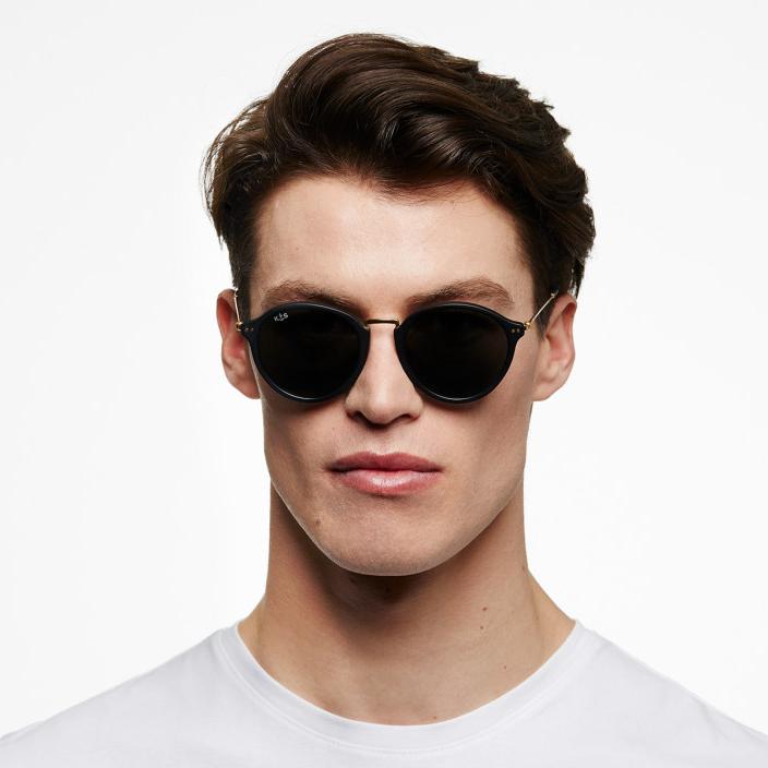 Produktbild Kapten & Son Maui Matt Black Blue Mirrored Glass