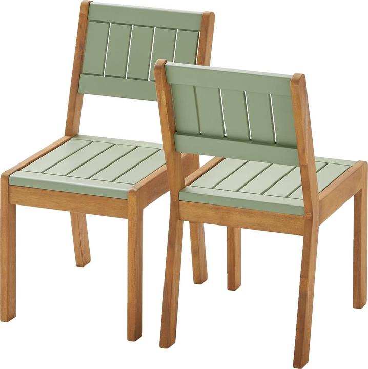 Vertbaudet 2er-Set Kinder Outdoor-Stühle „Summer“ (Kindersitzgruppe)
