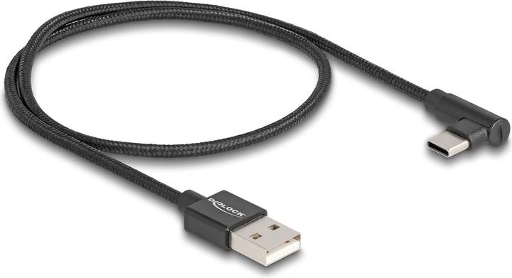 Produktbild Delock USB 2.0 Kabel Typ-A Stecker zu USB Type-C Stecker gew (0.50 m, USB 2.0)