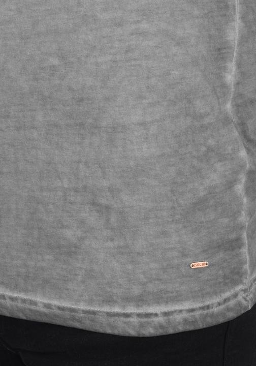 Image du produit Solid Tinox -T-shirt à manches longues Avec Encolure En V - Pour Homme 100% Coton (M)