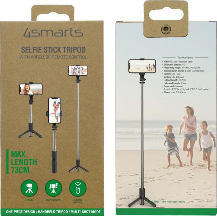 Produktbild 4smarts Selfie Stick Tripod Bluetooth