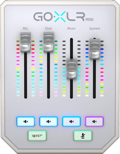 Productafbeelding TC Helicon GO XLR Mini-WH Mikser / Sampler voor streaming (USB)