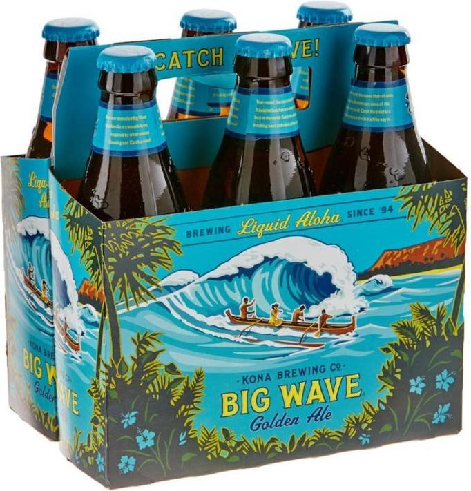 Image du produit Kona Brewing Co. Kona Big Wave Golden Ale caisse 24 x 355 ml / 4.4 % Hawaii (24 x 35,5 cl)