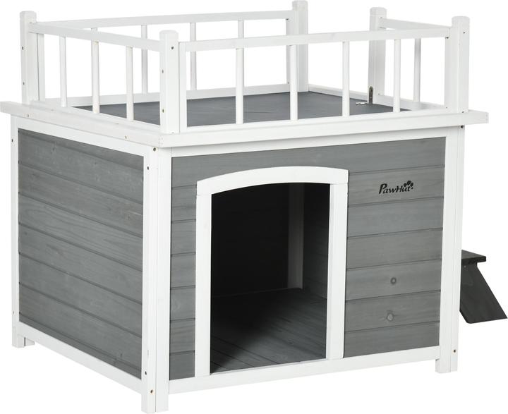 PawHut Dog kennel with stairs (Dog house)