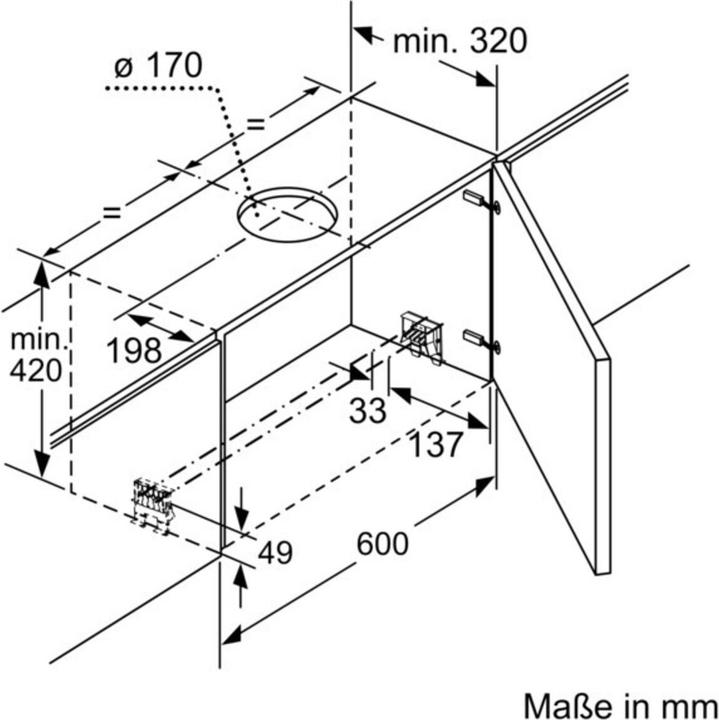 Immagine prodotto Bosch Hausgeräte DFS067K51 (Cappuccio a schermo piatto)