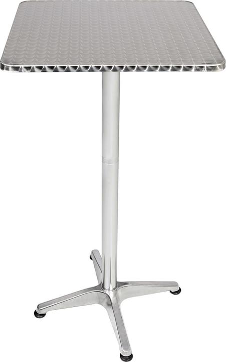 Actual product image Mojawo Bistro bar table aluminium 60x60cm H70/110cm height adjustable foldable (60 cm)