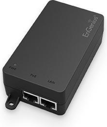 Actual product image EnGenius 60W 2.5 Gigabit 802.3 bt/at/af Power-over-Ethernet Adapter (802.3at (PoE+), 802.3af (PoE), 802.3bt (PoE++), 60 W)