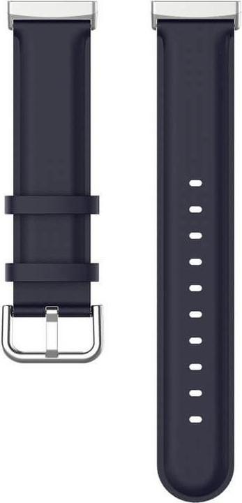 Actual product image Cover-Discount Fitbit Versa / Sense - Leather bracelet dark blue (Faux leather, Versa 3, Sense)