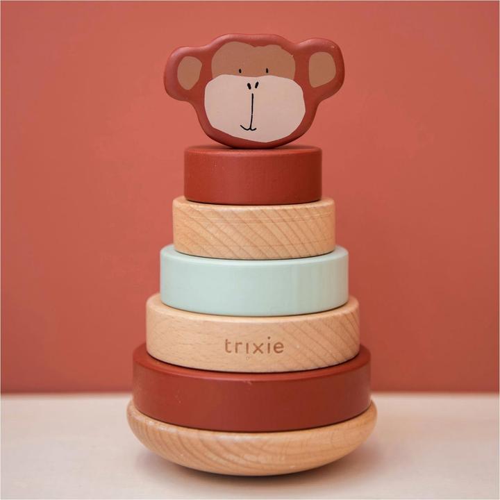 Actual product image Trixie Baby Wooden stacking toys