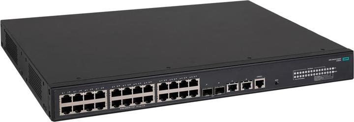 Actual product image Aruba 5140 24G POE+ 2SFP+ 2XGT EI Switch EU EN (24 Ports)