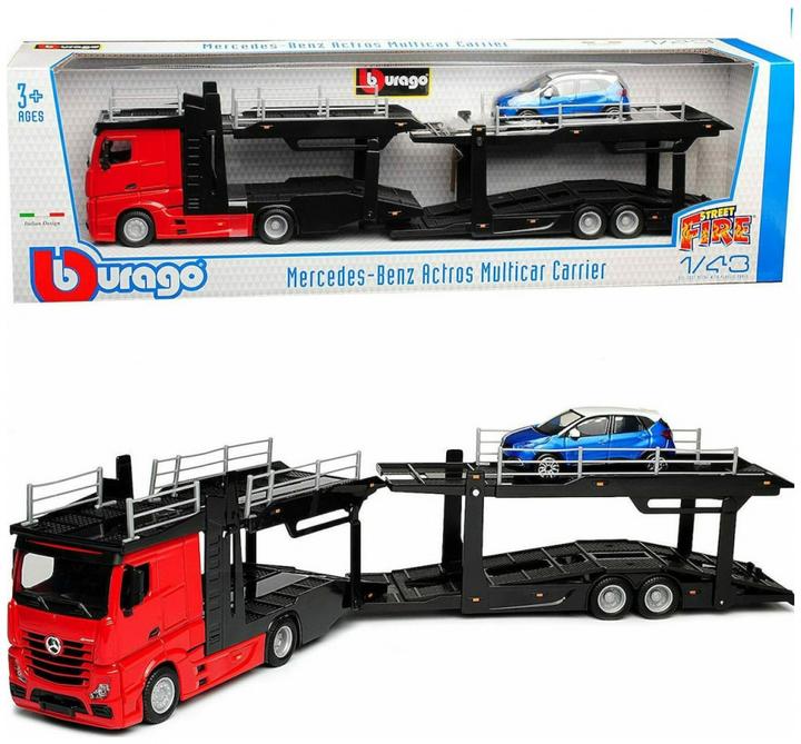 Image du produit Bburago Mercedes Benz Hauler 1/43 incl. 1 auto 1/43.