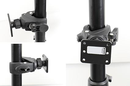 Image du produit Brodit Support de tube pour tubes de 12 à 44 mm de diamètre, fixation avec fonction de serrage rapide