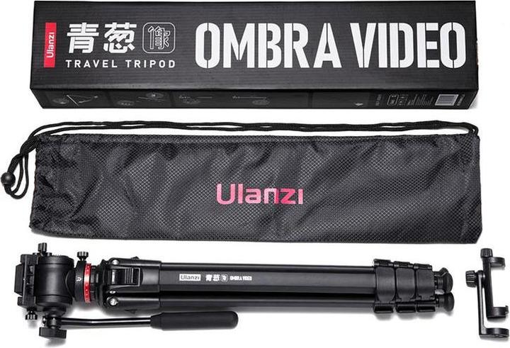 Actual product image Ulanzi Ombra travel tripod with video head (Metal)