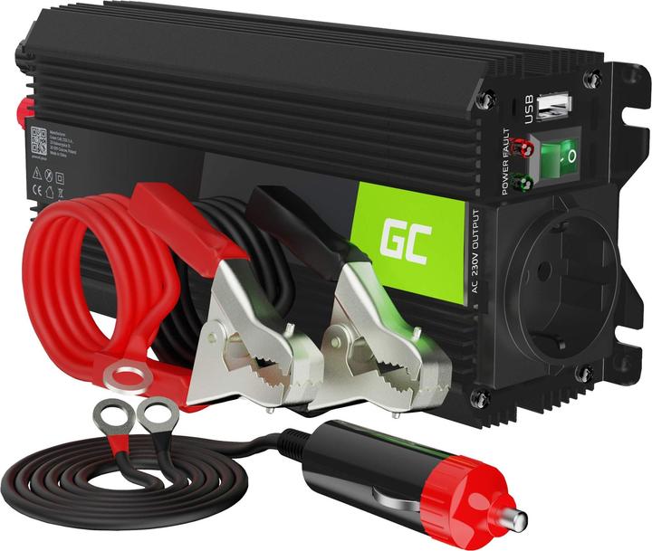Image du produit GreenCell Car Voltage Inverter - 12V to 230V - 500W