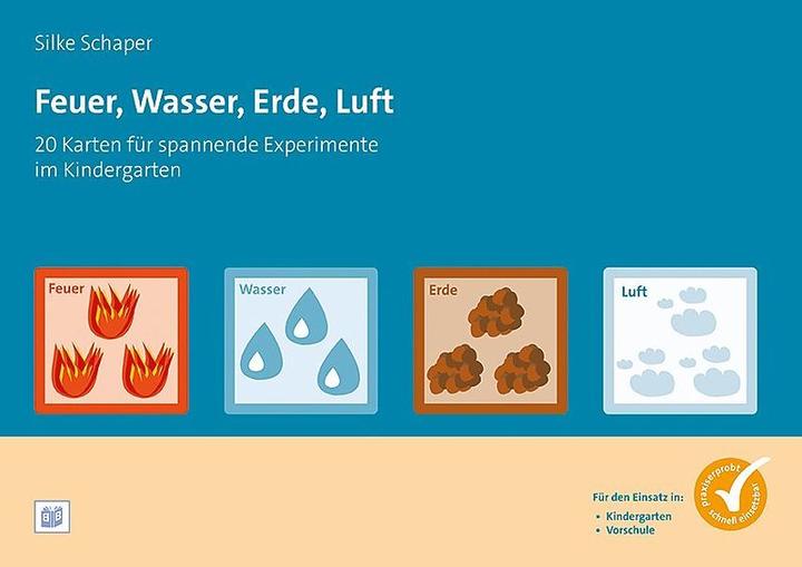 Actual product image Fire, water, earth, air (German, Silke Schaper)