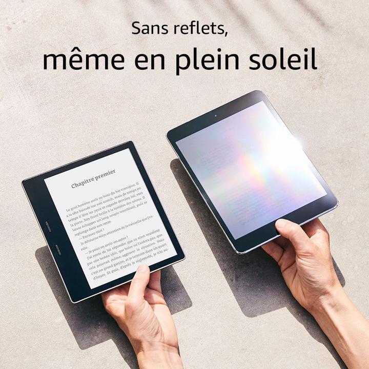 Image du produit Amazon Kindle Oasis (2017) (7", 8 Go, Graphite, Aluminium)