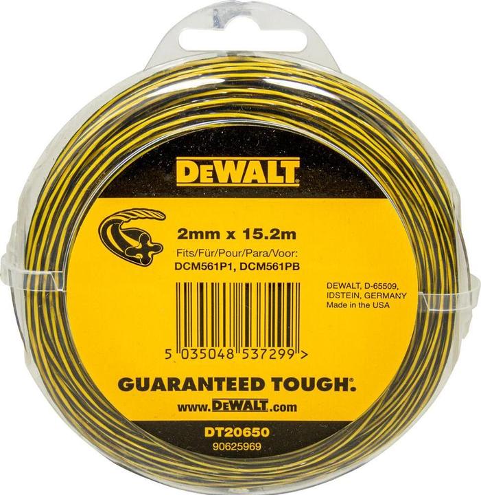 Immagine prodotto DeWalt Filo per tagliabordi 152 m/20 (Pioniere delle erbacce, Lenza per tagliabordi + rocchetto di lenza)