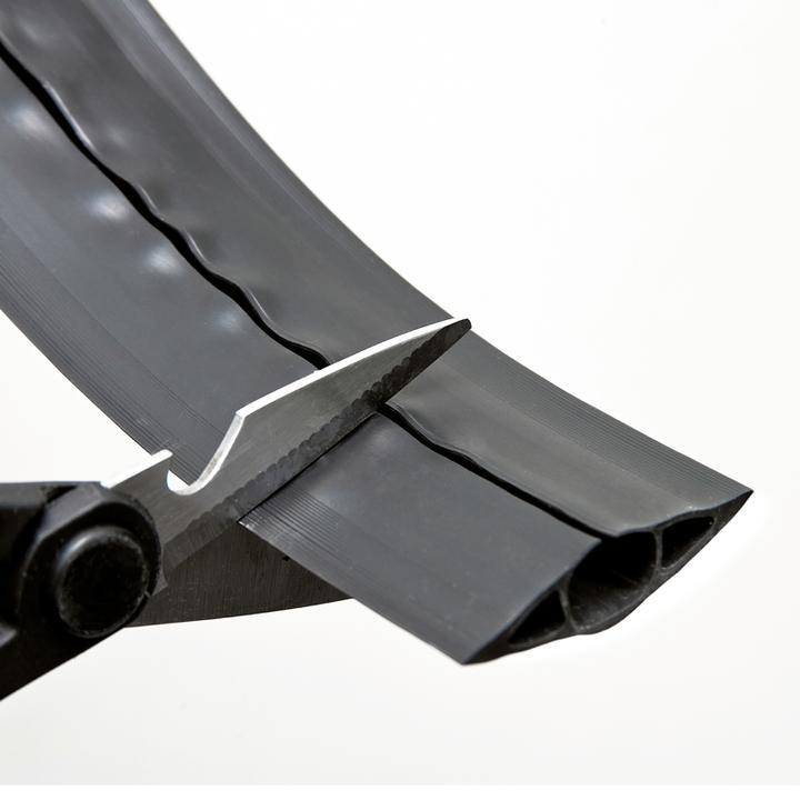 Image du produit Steffen D-Line Goulotte de sol 60x12mm 1.8m noir (Conduit, 100 cm)
