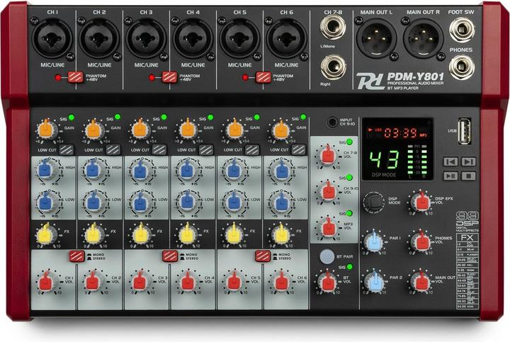 Power Dynamics PDM-Y801 (Studio et mixeur live)