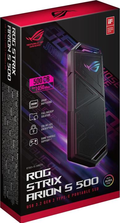 Actual product image ASUS ROG Strix Arion S500 (500 GB)