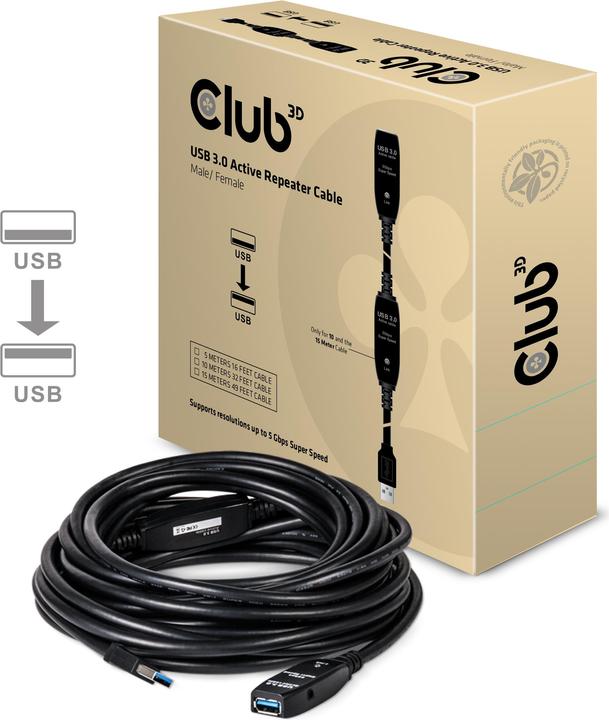 Produktbild Club 3D USB 3.0 (10 m, USB 3.0)