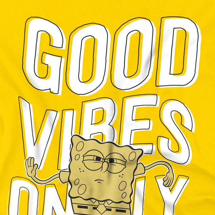 Image du produit Spongebob Squarepants - T-shirt GOOD VIBES ONLY - Homme (M)