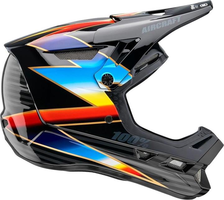 Produktbild Nenurodyta Kask all face 100% AIRCRAFT COMPOSITE Helmet Knox Black pink. L (59-60 cm) (NEW) (60 cm)