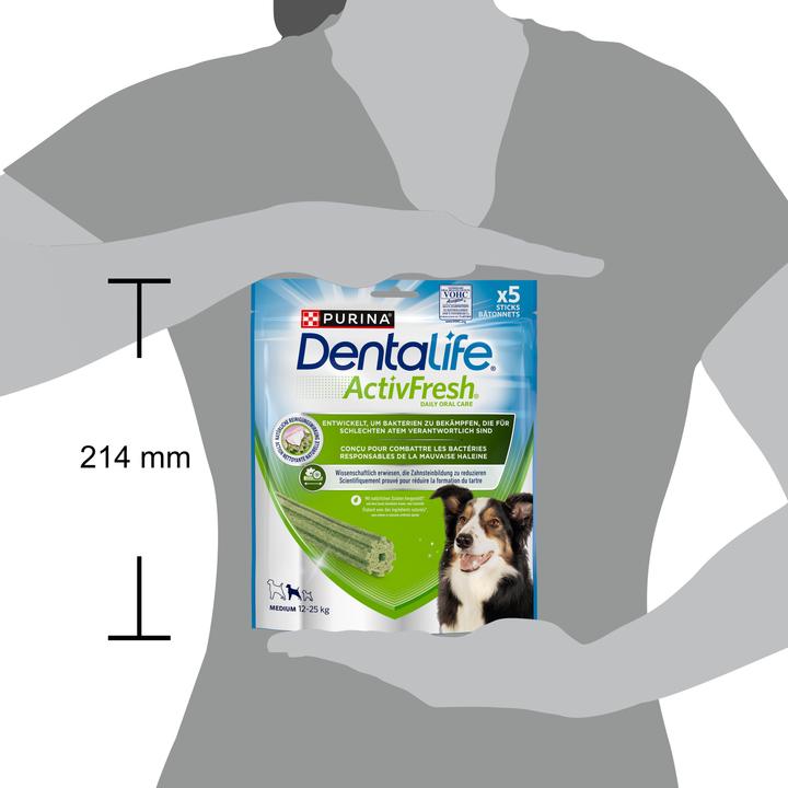 Produktbild Dentalife Kaustange ActivFresh Medium, 115 g (Adult, 1 Stk., 115 g)