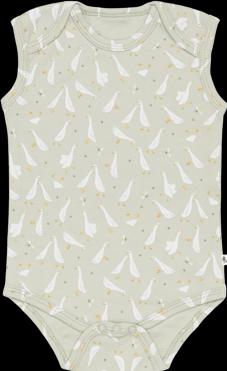 Actual product image Little Dutch Ärmelloser Body Little Goose Olive - 74/80 (80)