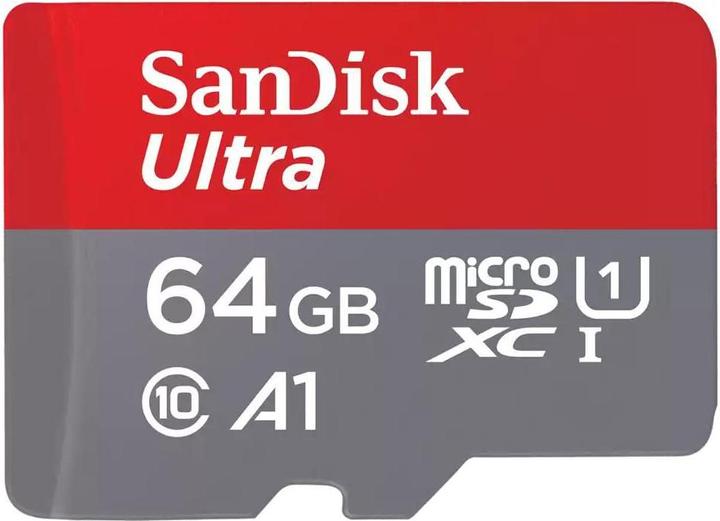 Productafbeelding SanDisk Ultra mit Adapter (2-Pack) (64 GB, microSDXC, U1, UHS-I)