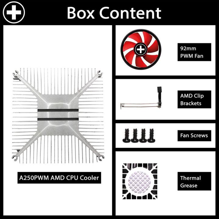 Actual product image Xilence 1000 -, 44.37 CFM, PWM, 17.8 - (105 mm)