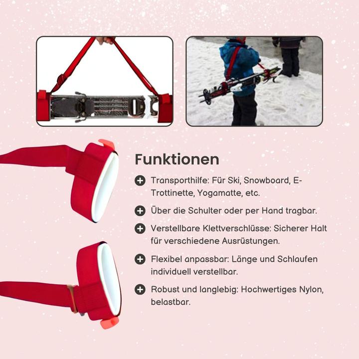 Image du produit Hermex Sangle d'épaule pour le ski et le snowboard (110 cm)