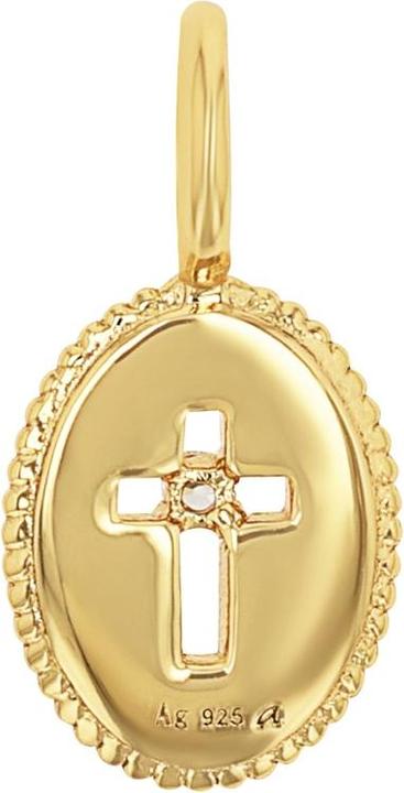Image du produit Amor Pendentif pour femme, argent sterling 925, zirconium synth. | croix (Argent 925)