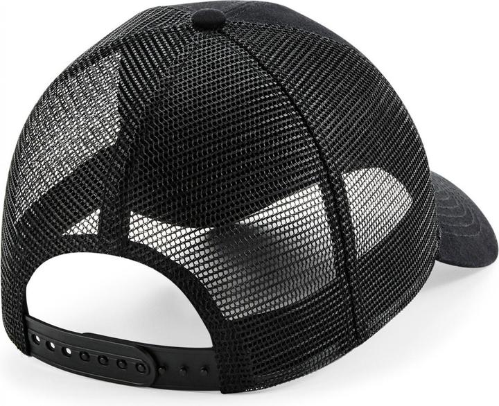 Actual product image Beechfield Adjustable back mesh cap with removable patch (One size)